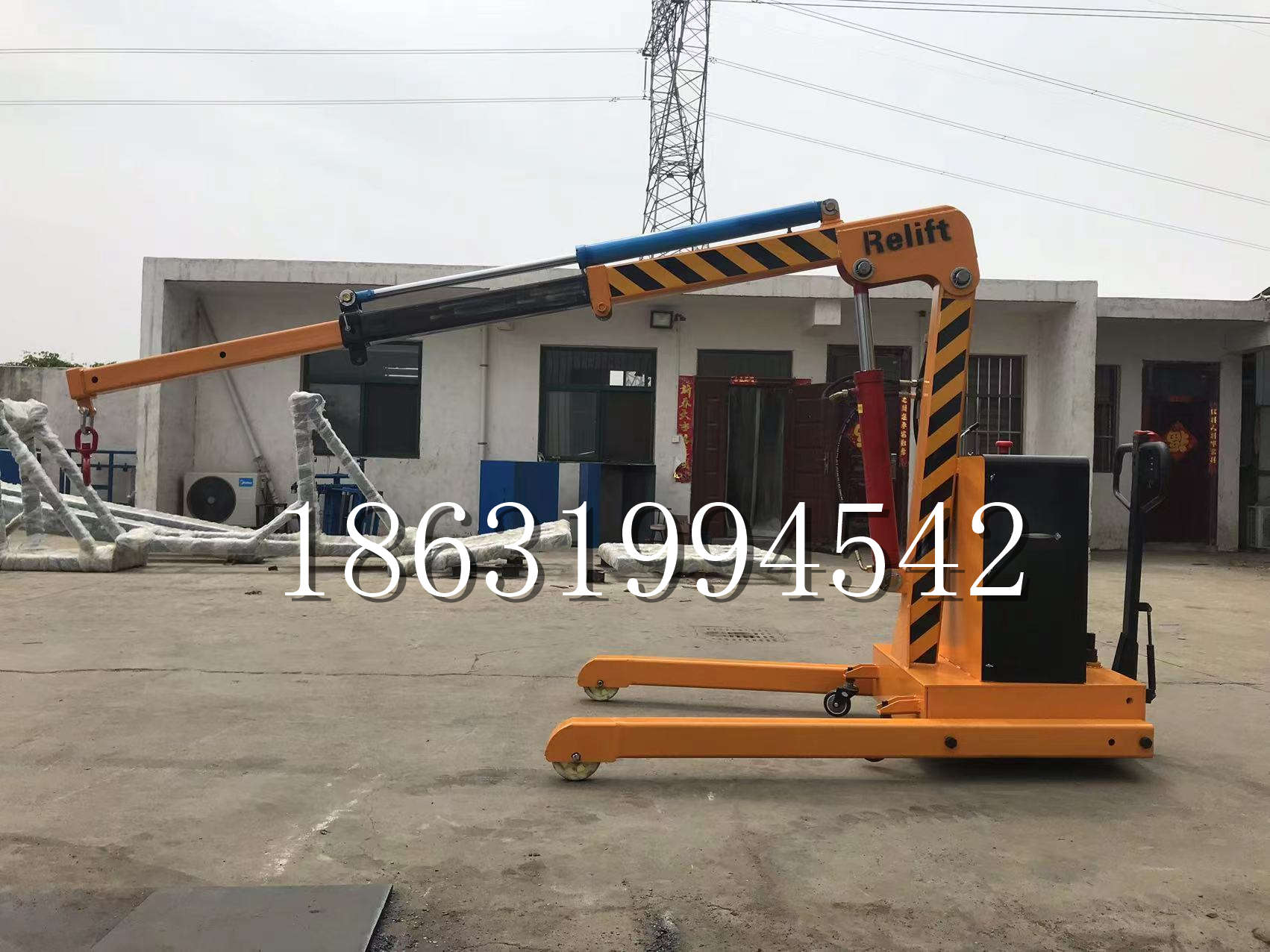 开鲁县久征定做3吨三轮随车吊 农用园林绿化移树吊 平板工程用小吊机