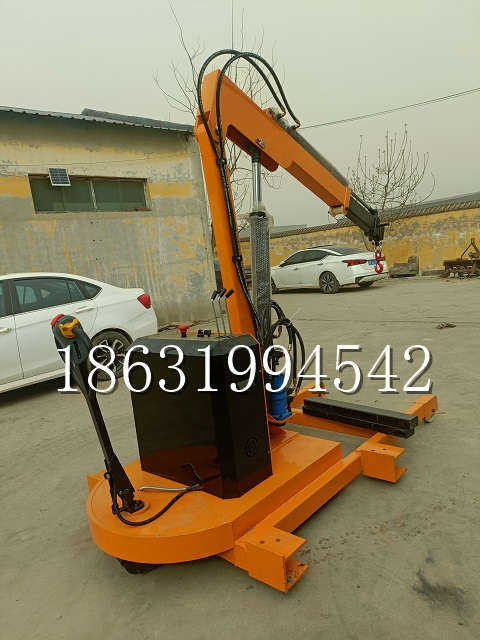 开鲁县自卸车厢随车吊 自制轮式四不像起重机 四驱平板吊 5吨 贵盛